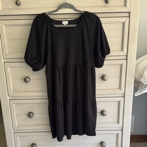 J. Crew Tiered Knit Mini Dress